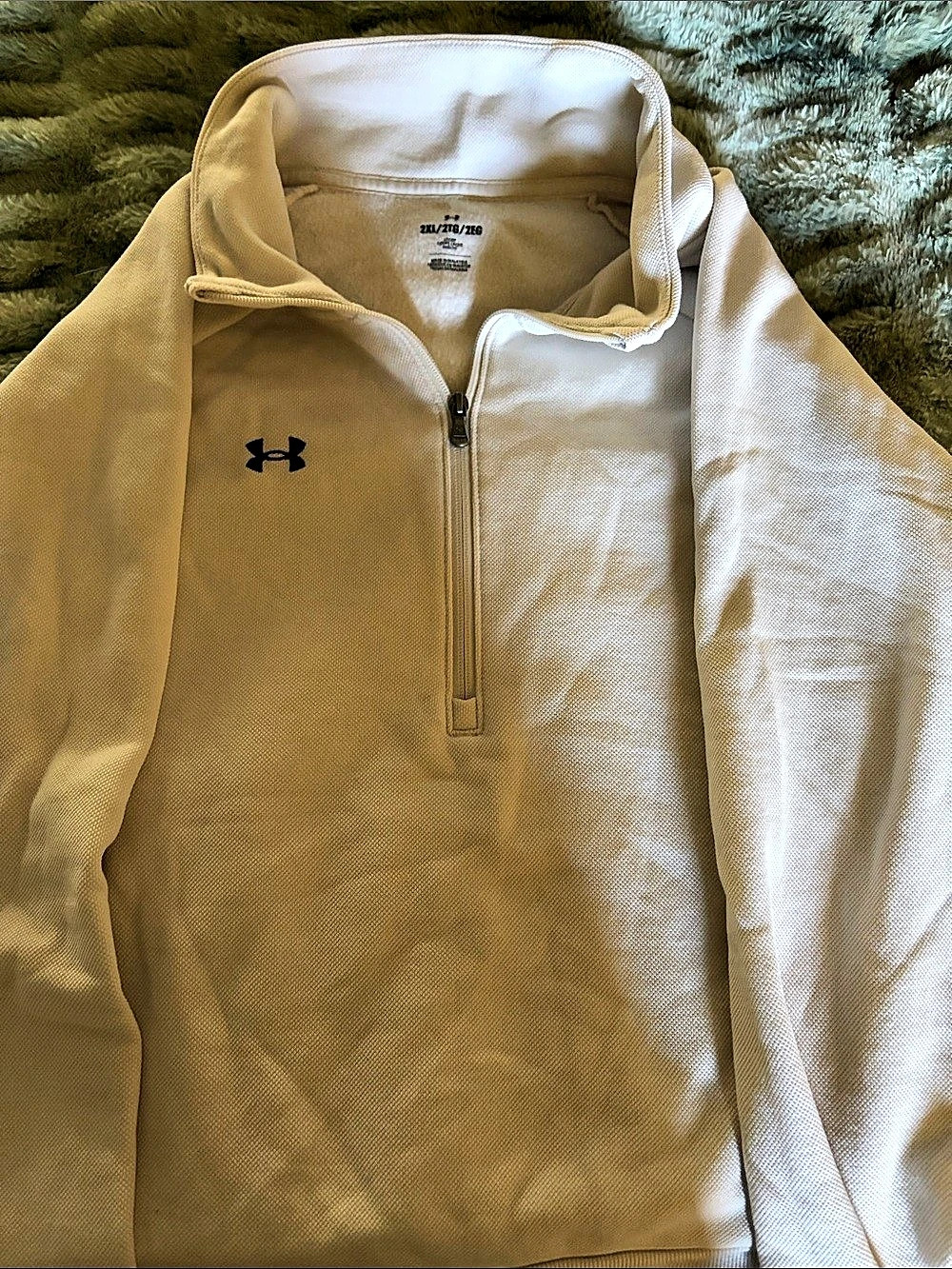Under Armour Women's Quarter-Zip Pullover White 2XL